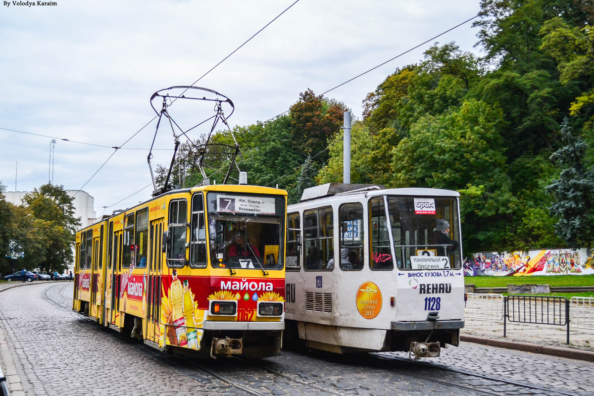 Львів, Tatra KT4D № 1162