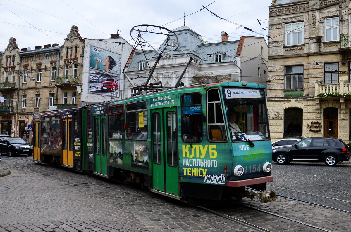 Lviv, Tatra KT4D # 1154