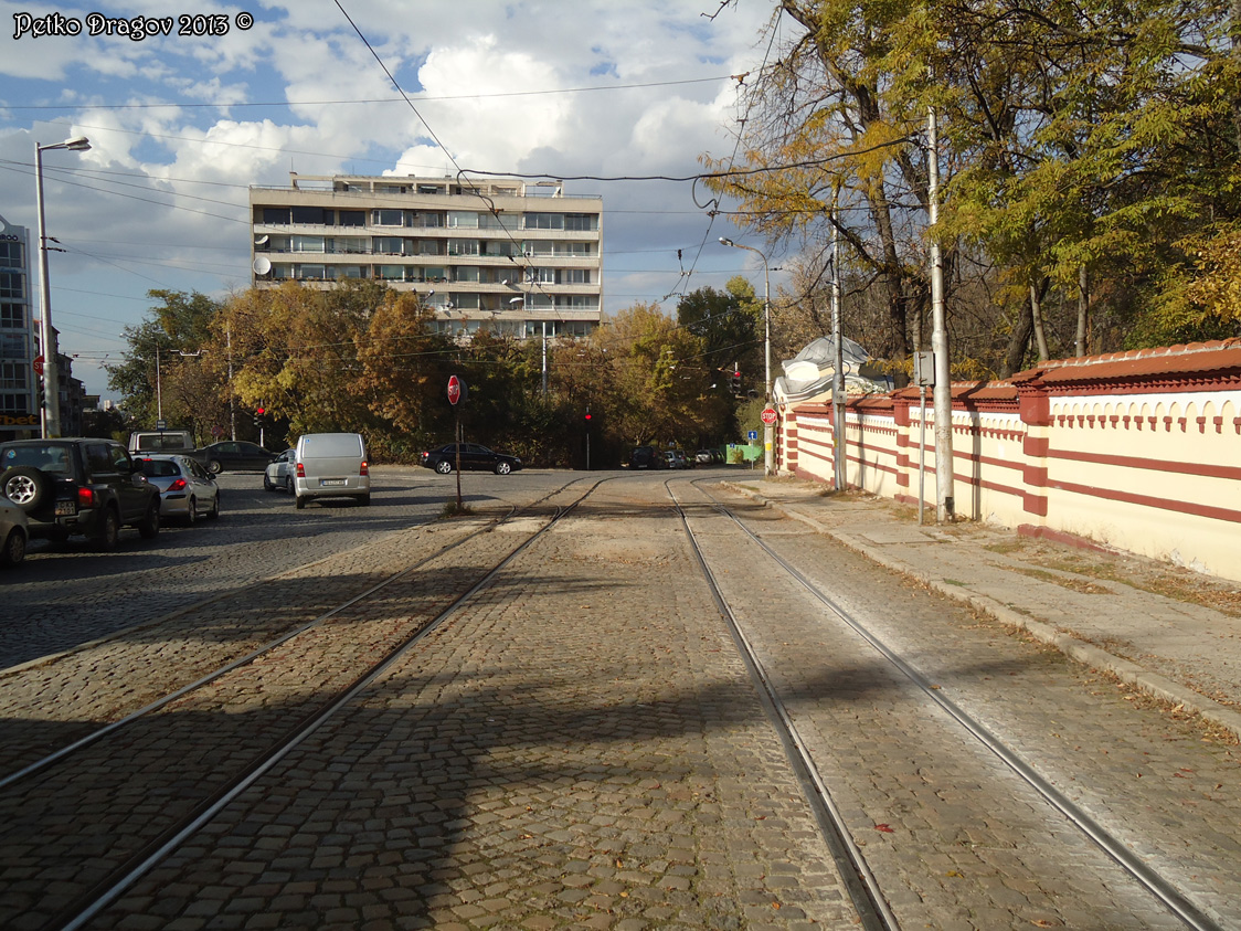 Sofia — Тramway rail tracks and infrastructure