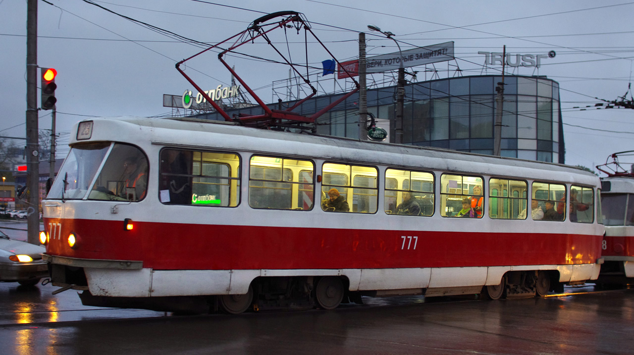Самара, Tatra T3SU (двухдверная) № 777