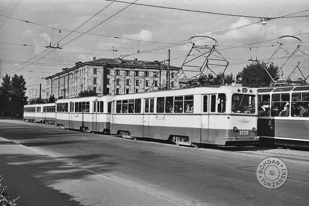 Санкт-Петербург, ЛМ-49 № 3725; Санкт-Петербург — Исторические фотографии трамвайных вагонов