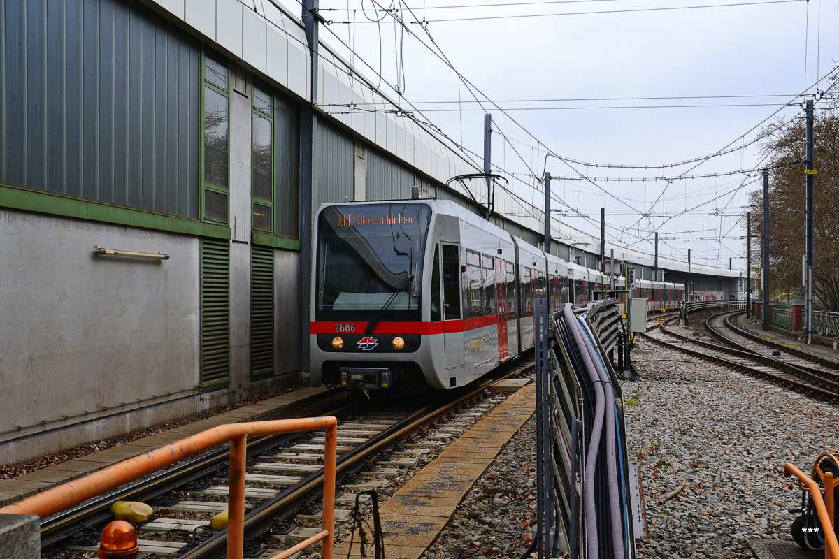 Vienne, Bombardier Type T1 N°. 2686; Vienne — Stadtbahn; Vienne — U-Bahn — line U6