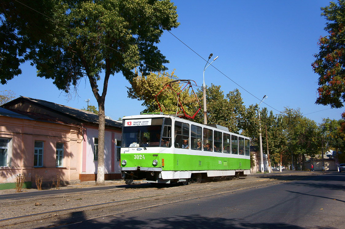 Ташкент, Tatra T6B5SU № 3024