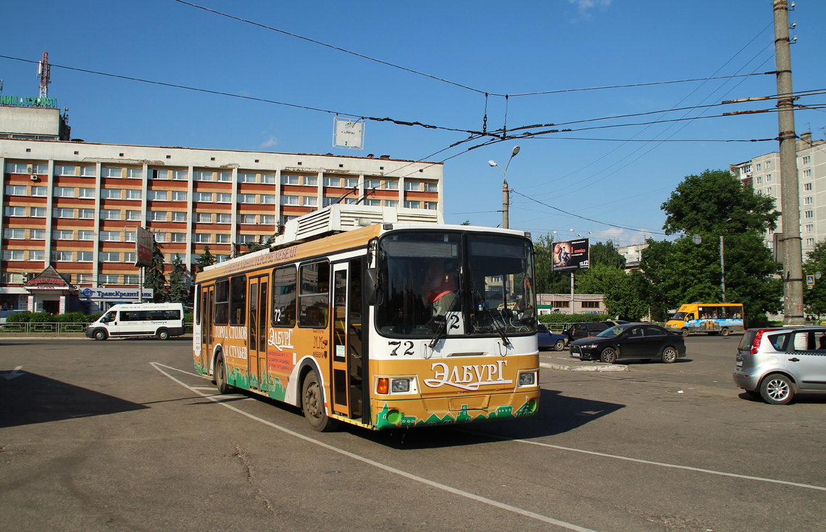 Tver, LiAZ-5280 č. 72; Tver — Trolleybus terminals and rings