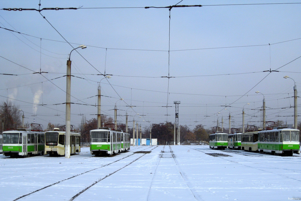 Tashkent, Tatra T6B5SU Nr. 3003; Tashkent, Tatra T6B5SU Nr. 3007; Tashkent, Tatra T6B5SU Nr. 3017; Tashkent — Tram network and infrastructure