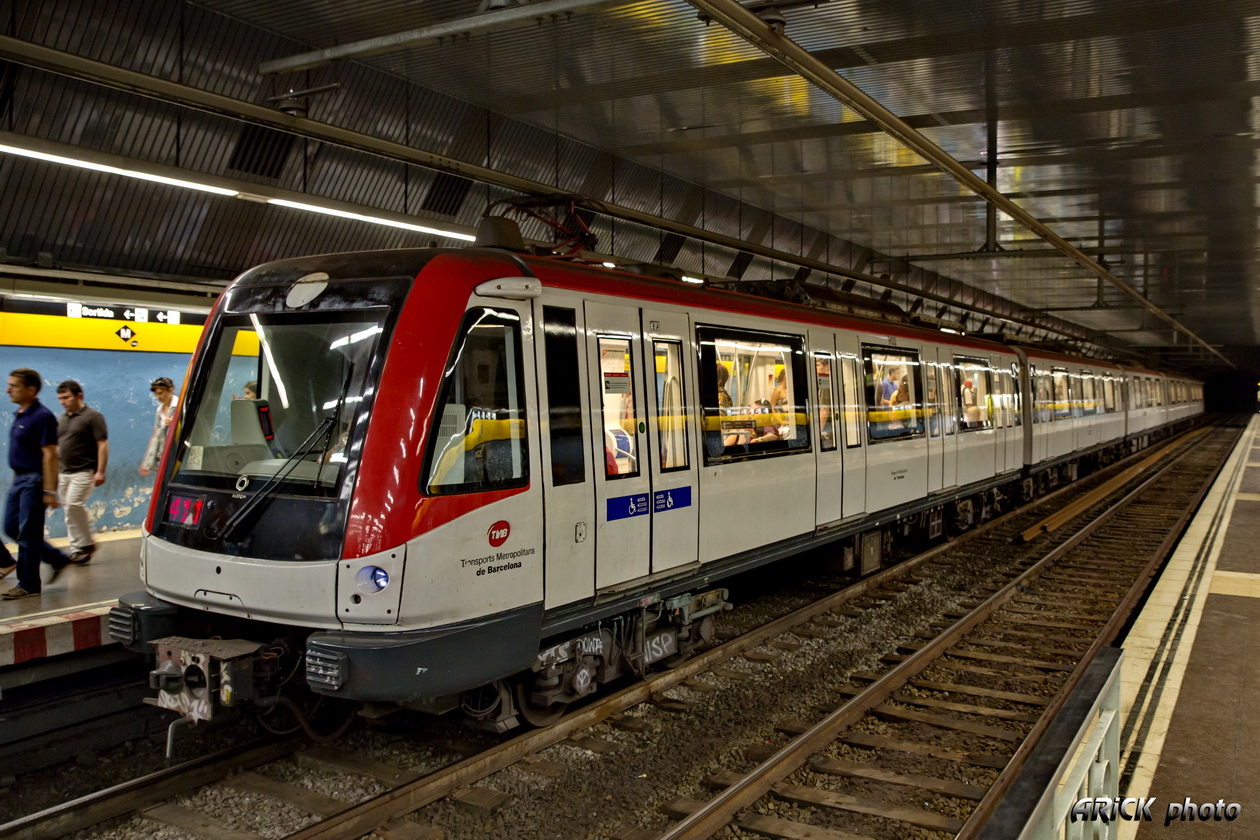 Barcelona, Alstom Metropolis S9000 Nr. 9132; Barcelona — Metropolitain — Línea 2, 3, 4, 5, 11