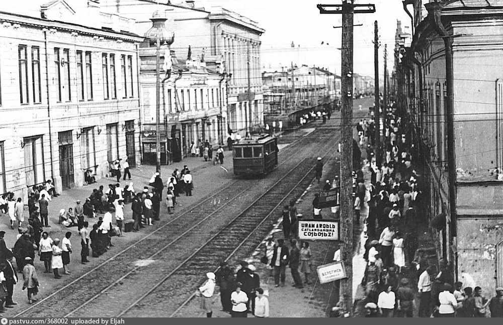 Казань — Исторические фотографии — Фото — Городской электротранспорт