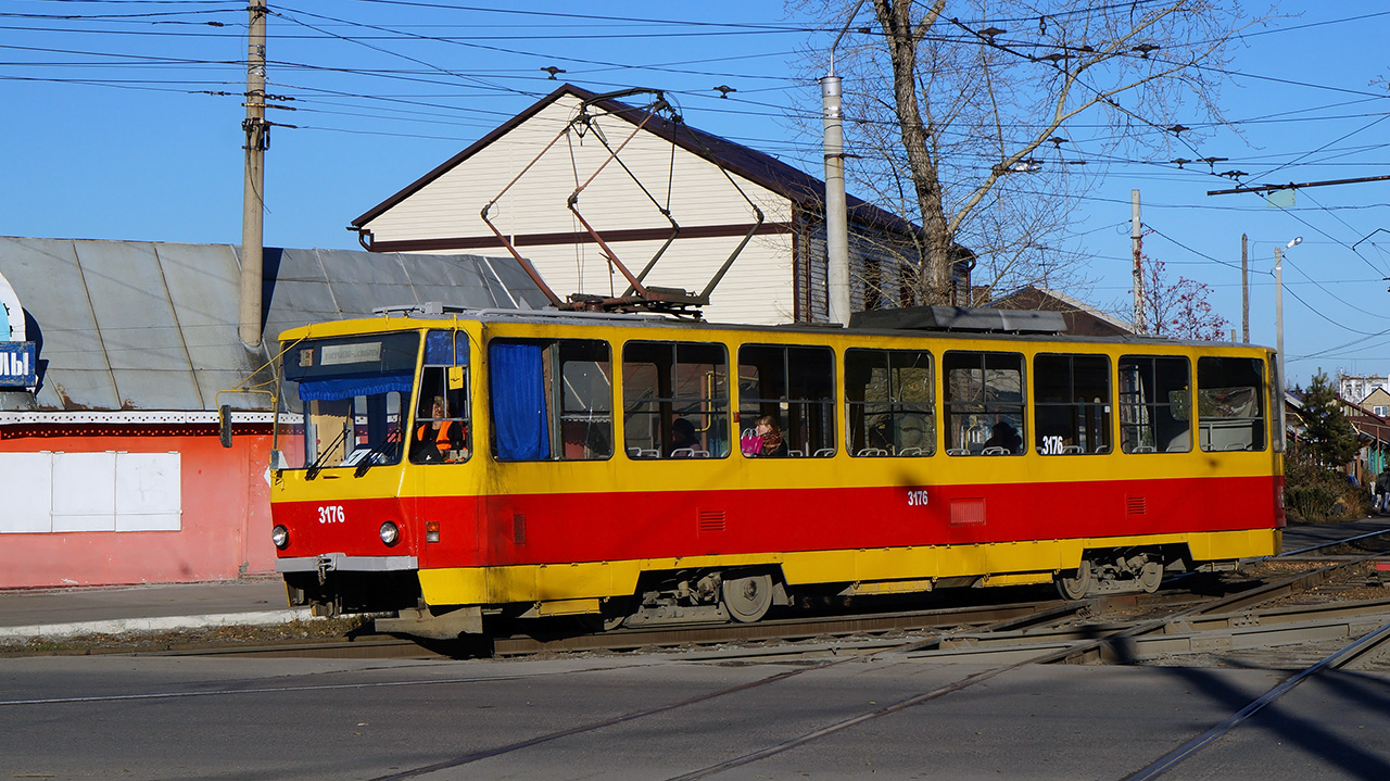Barnaul, Tatra T6B5SU № 3176