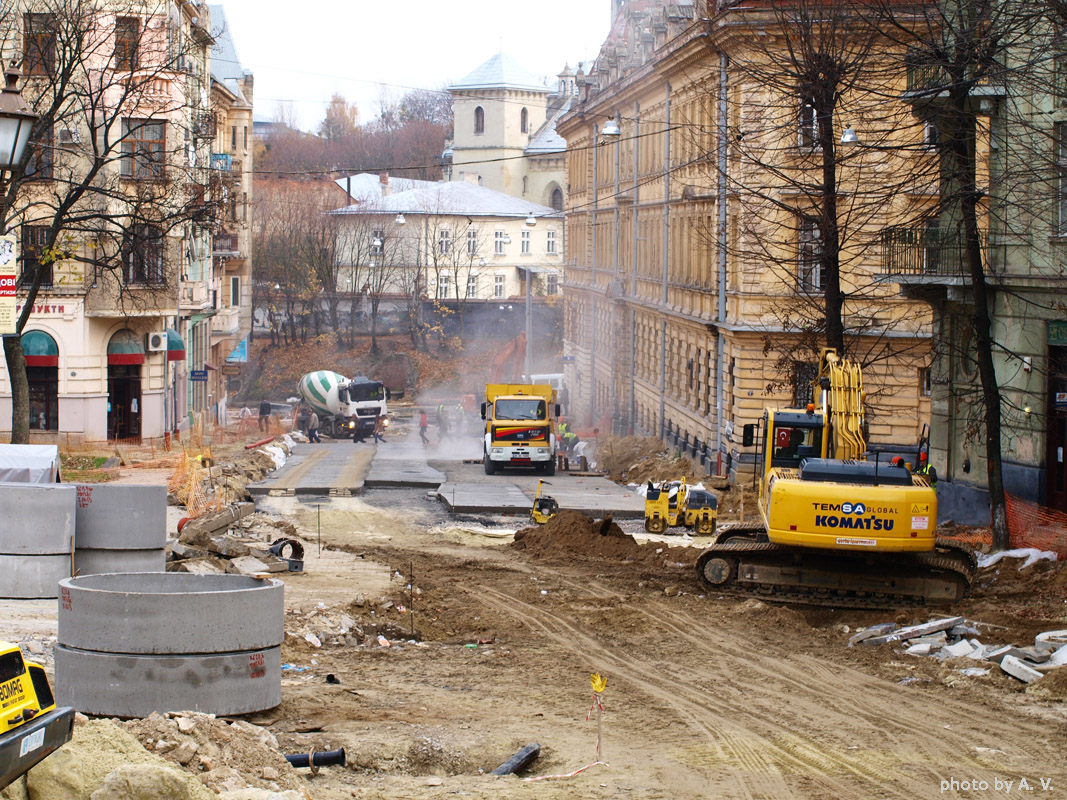 Lviv — Tracks reconstruction: Bandery & Kopernika str. [01.07-12.12.2013]