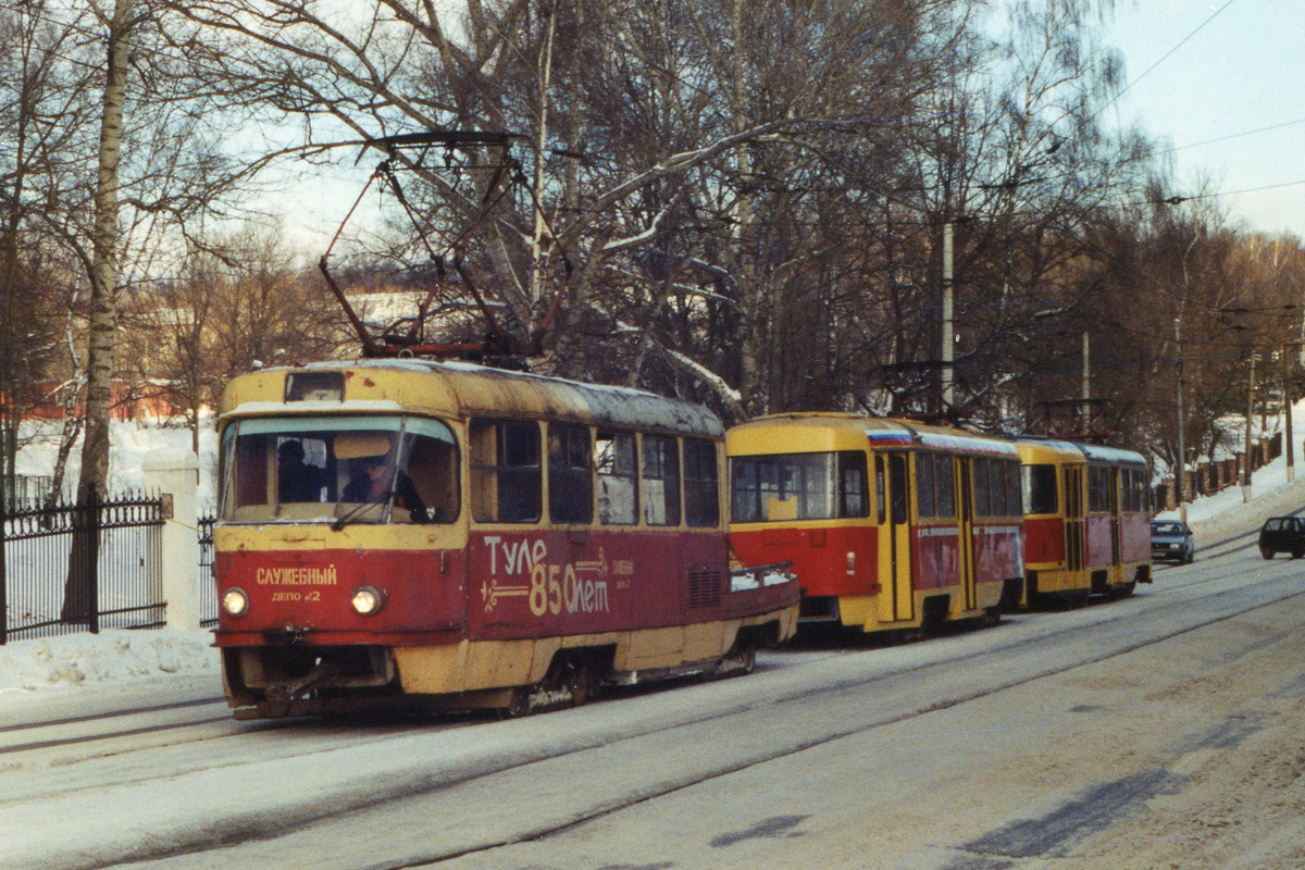 Tula, Tatra T3SU (2-door) nr. Служебный депо №2; Tula, Tatra T3SU nr. 209; Tula, Tatra T3SU nr. 207