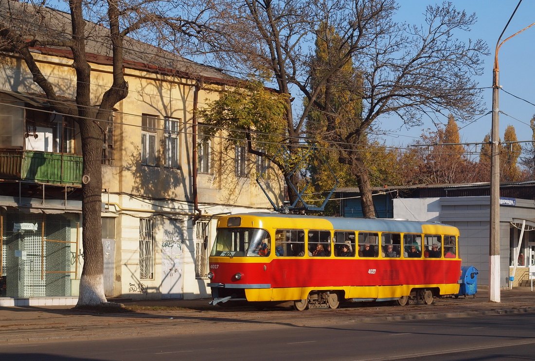 Одесса, Tatra T3SU № 4027