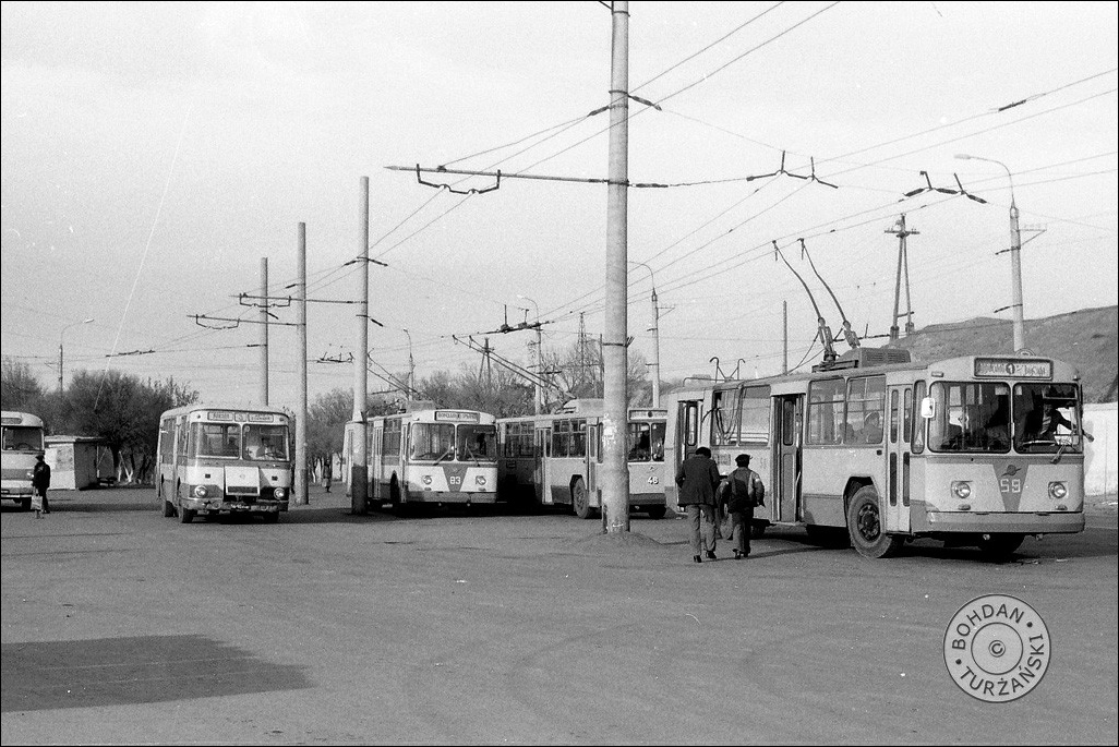 Самарканд, ЗиУ-682Б № 83; Самарканд, ЗиУ-682Б № 48; Самарканд, ЗиУ-682Б № 59; Самарканд — Старые фотографии — троллейбус