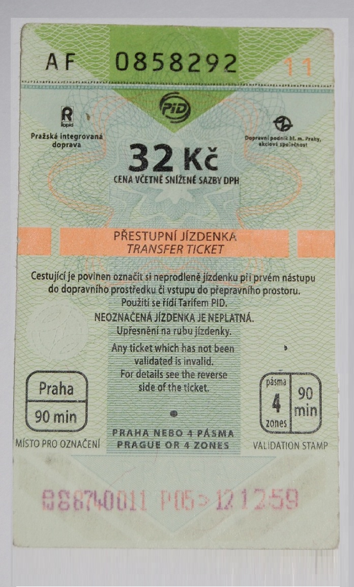 Prag — Tickets