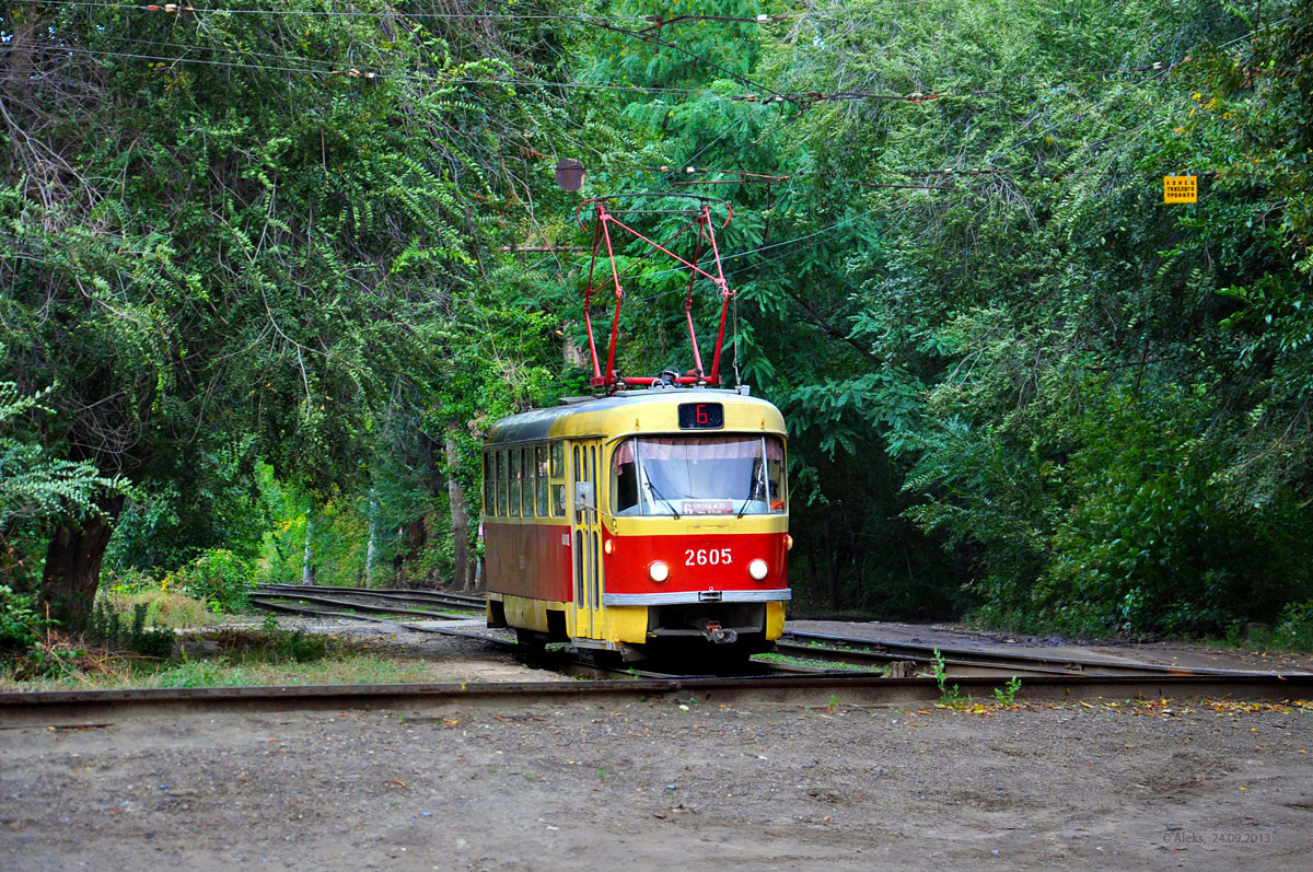 Волгоград, Tatra T3SU (двухдверная) № 2605