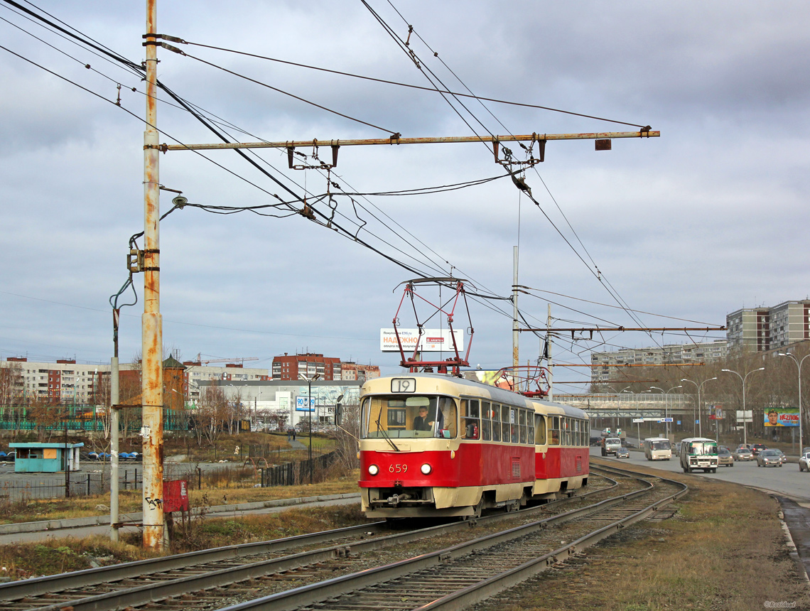Yekaterinburg, Tatra T3SU # 659