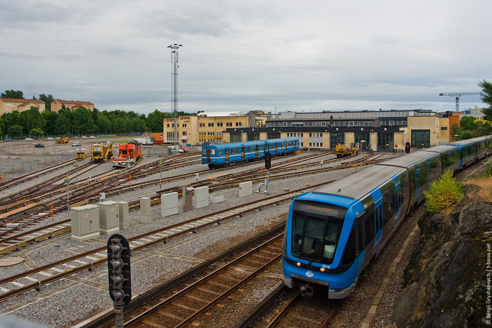 Стокгольм, Adtranz C20 № 2018; Стокгольм — Tunnelbana — Зелёная линия | Gröna Linjen