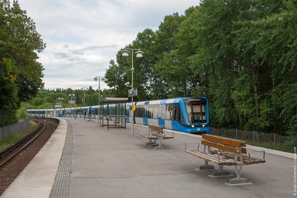 Стокгольм — Tunnelbana — Зелёная линия | Gröna Linjen; Стокгольм — Tunnelbana — Подвижной состав | Vagnar