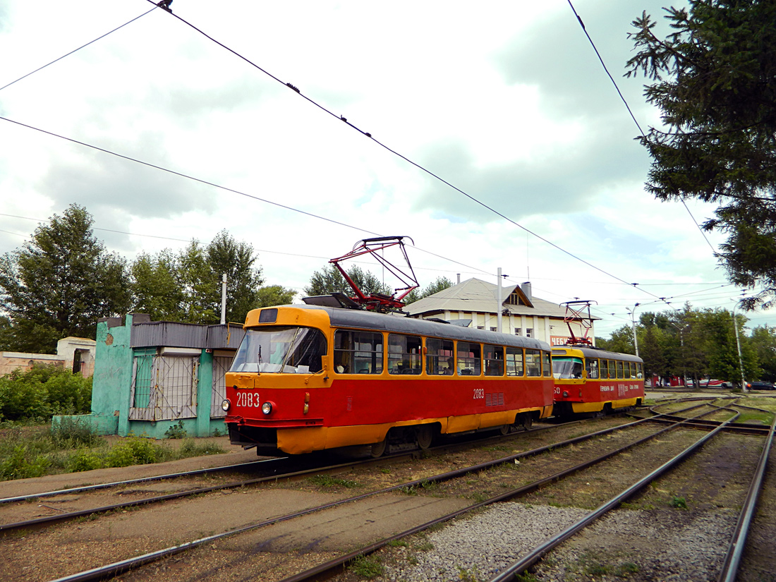 Уфа, Tatra T3SU № 2083; Уфа, Tatra T3D № 2050