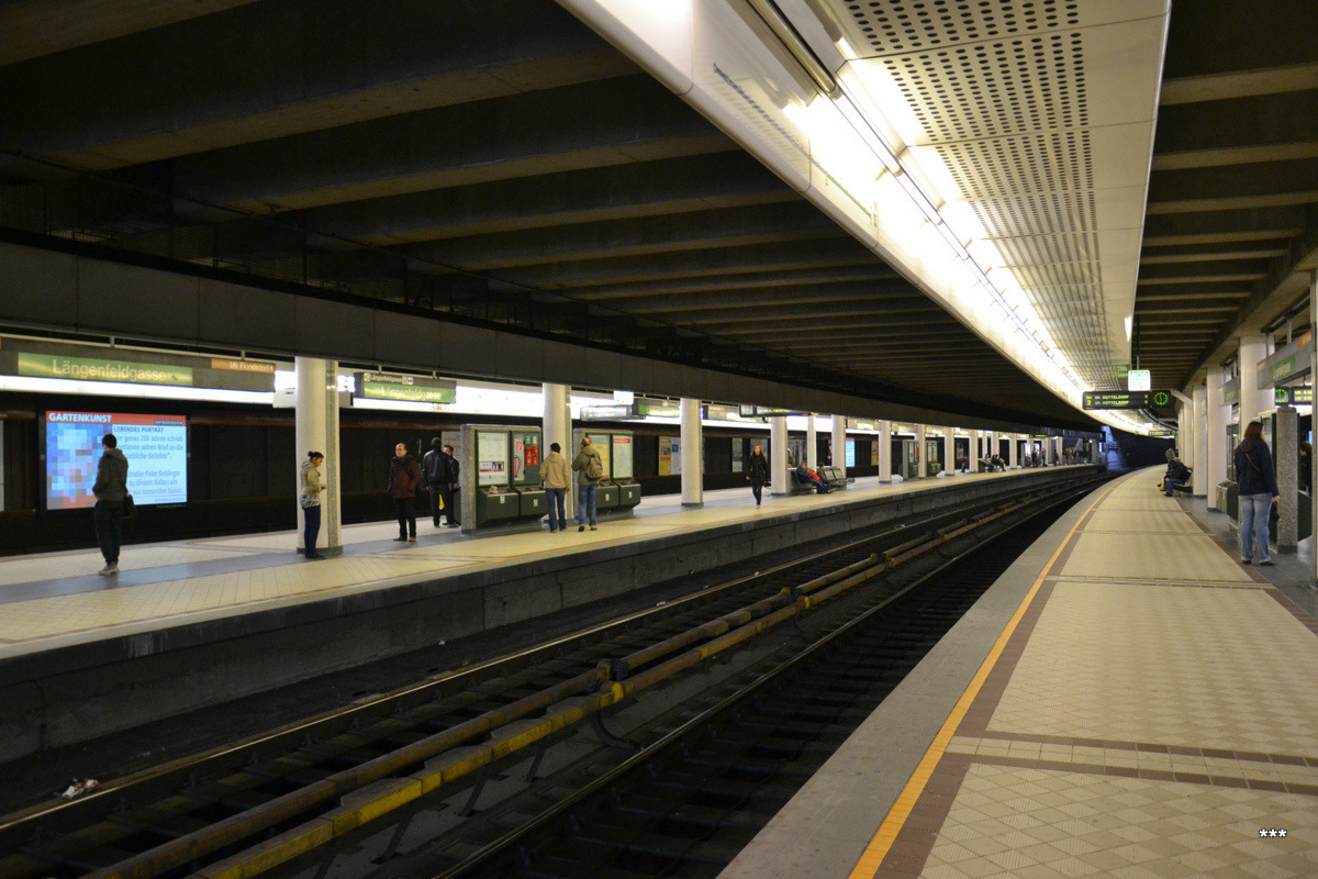 Wien — Stadtbahn; Wien — U-Bahn — line U4; Wien — U-Bahn — line U6