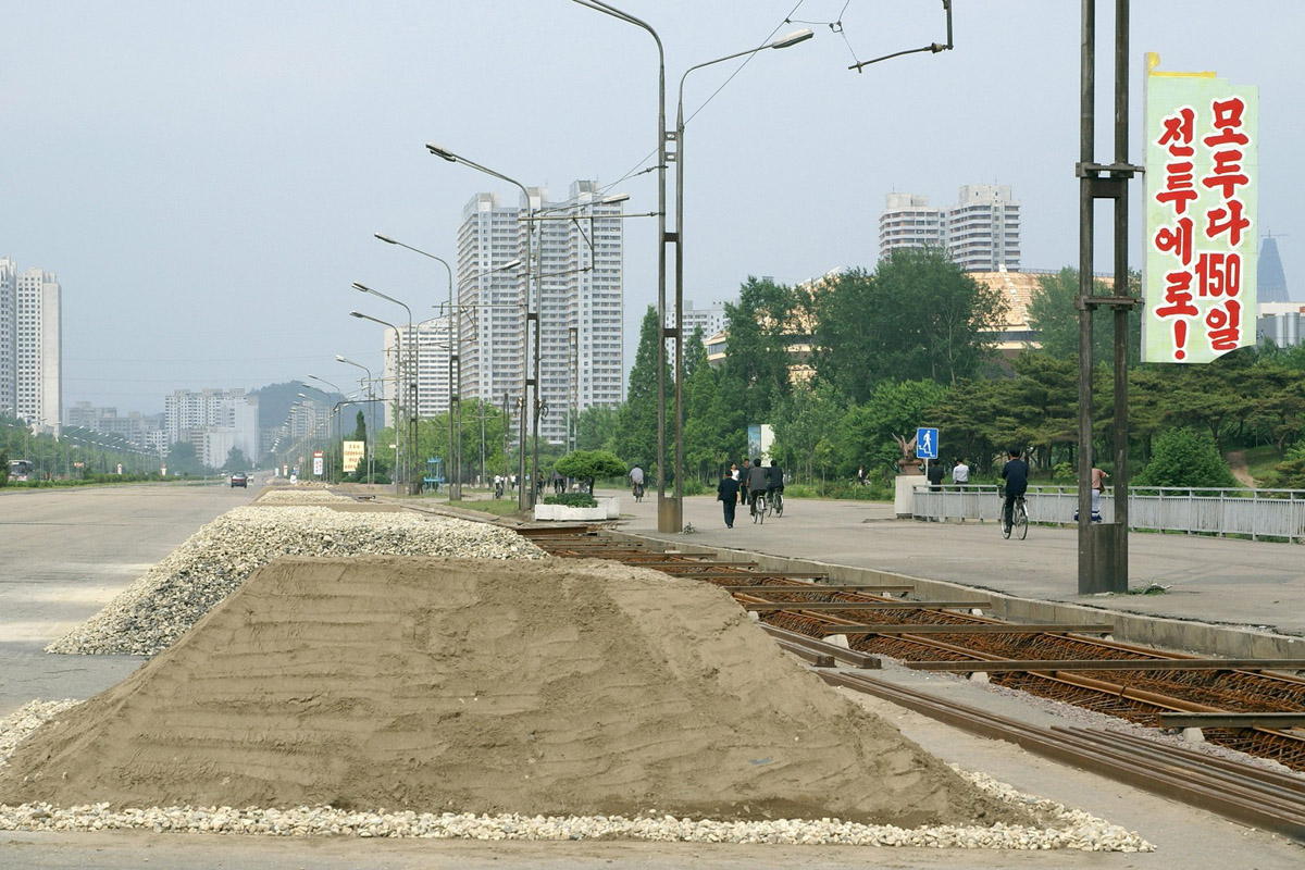 Пхеньян — Ремонты; Пхеньян — Трамвайные линии и инфраструктура