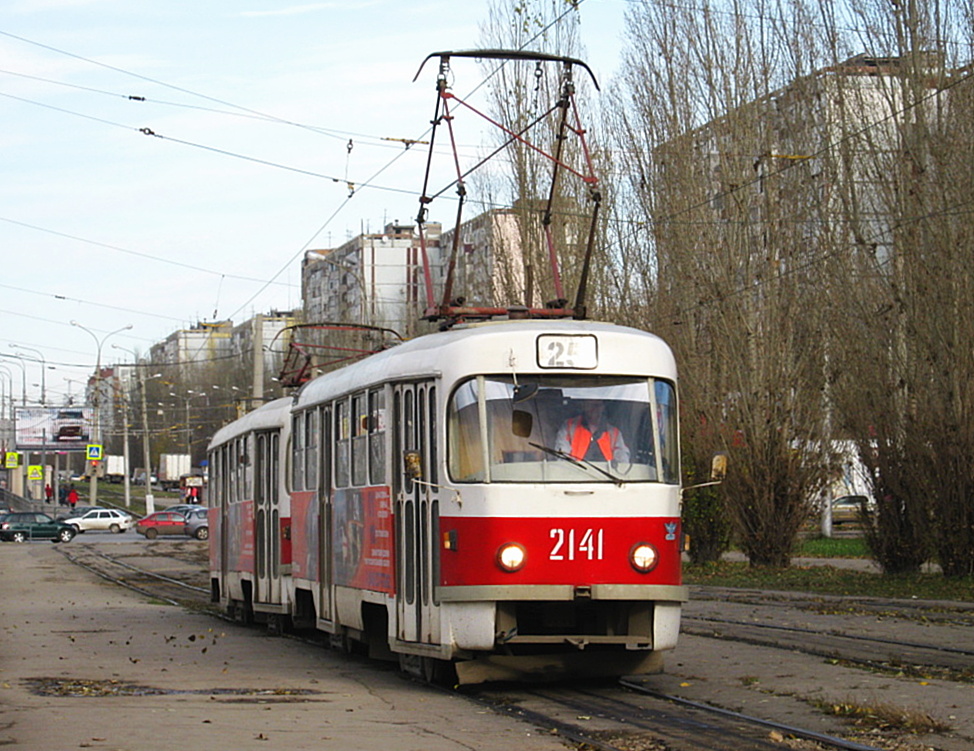 Самара, Tatra T3SU № 2141; Самара — Конечные станции и кольца (трамвай)
