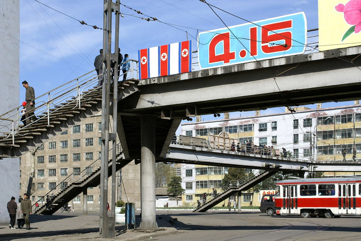 Pyongyang — Tramway Lines and Infrastructure