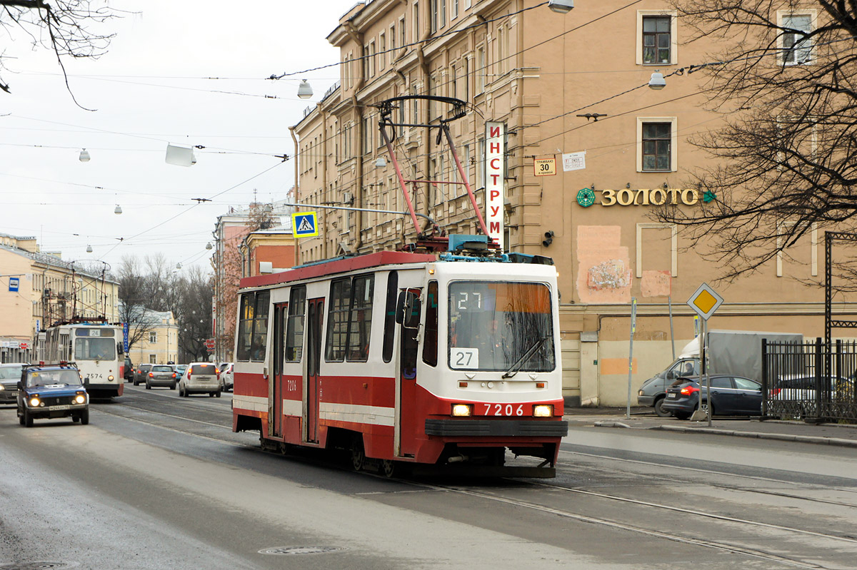 Санкт-Пецярбург, 71-134К (ЛМ-99К) № 7206