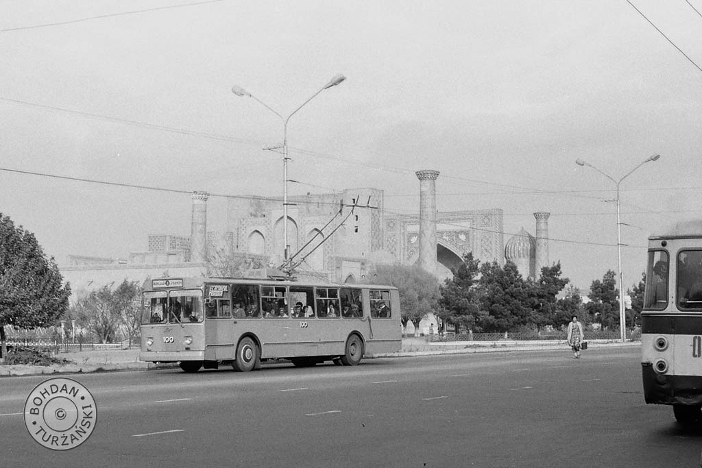 Szamarkand, ZiU-682V — 100; Szamarkand — Old photos — trolleybus