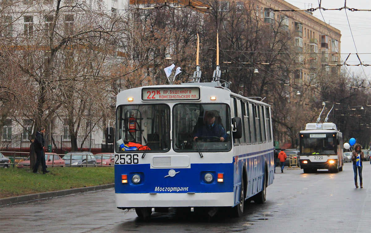 Москва, ЗиУ-682Г [Г00] № 2536; Москва — Парад к 80-летию троллейбуса 16 ноября 2013