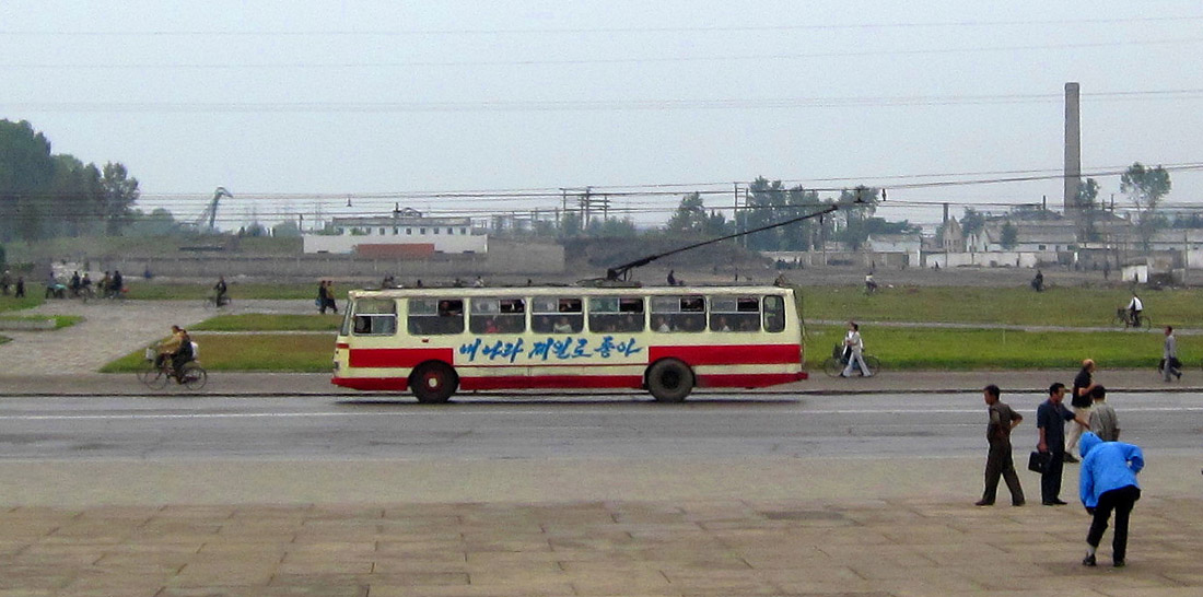 Chongjin — Trolleybus Lines and Infrastructure