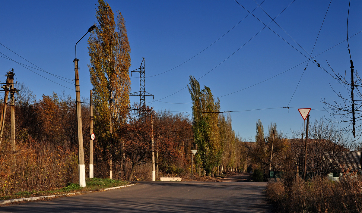 Makijivka — Abandoned trolleybus lines