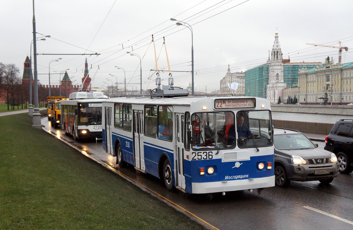 Moskva, ZiU-682G [G00] č. 2536; Moskva — Parade to 80 years of Moscow trolleybus on November 16, 2013