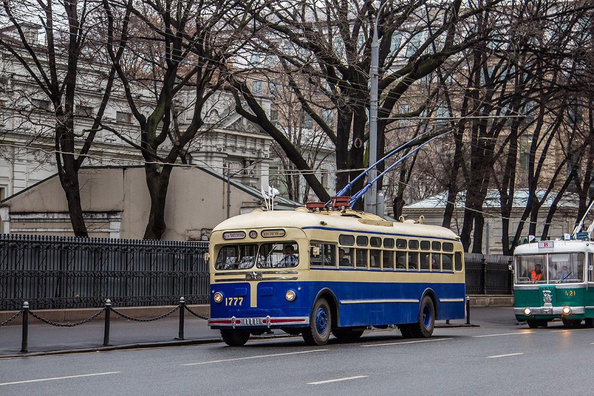 Moszkva, MTB-82D — 1777; Moszkva — Parade to 80 years of Moscow trolleybus on November 16, 2013