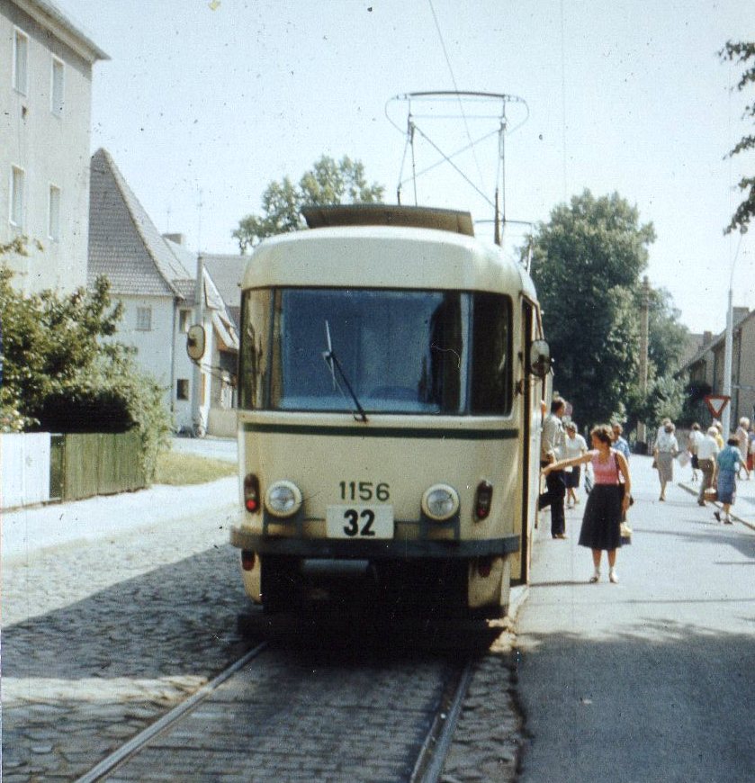 Магдебург, Tatra T4D № 1156; Магдебург — Старые фотографии