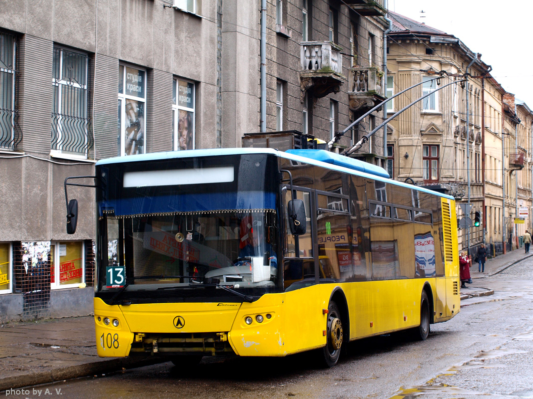 Lviv, LAZ E183D1 č. 108