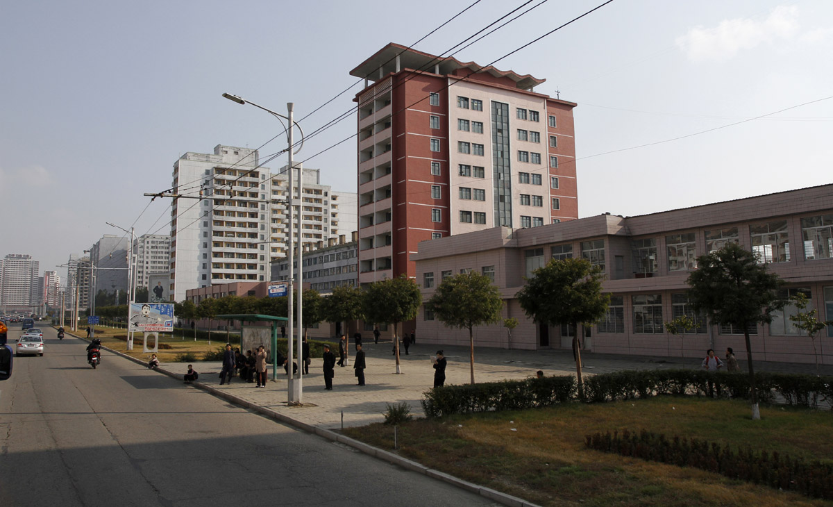 Pyongyang — Trolleybus Lines and Infrastructure