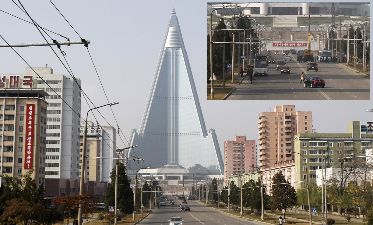 Pyongyang — Trolleybus Lines and Infrastructure