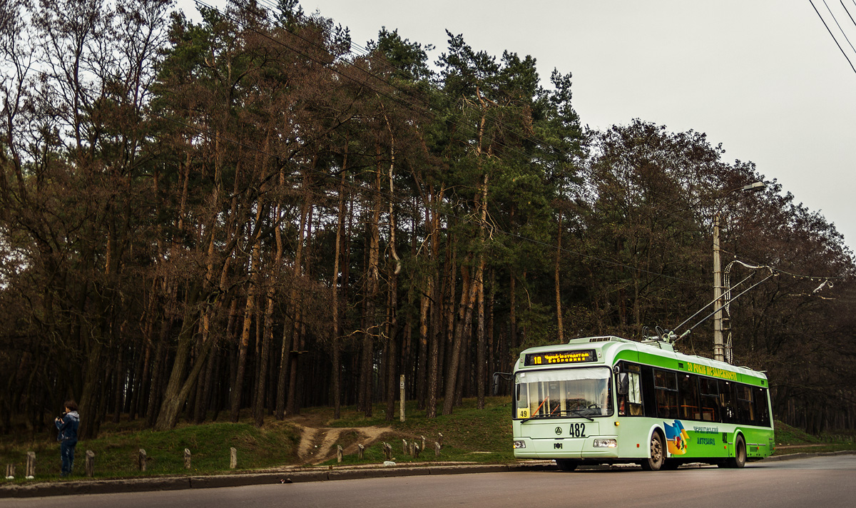 Černihiv, Etalon-BKM 321 č. 482; Černihiv — Trip in honor of the 49th anniversary of Chernihiv trolleybus
