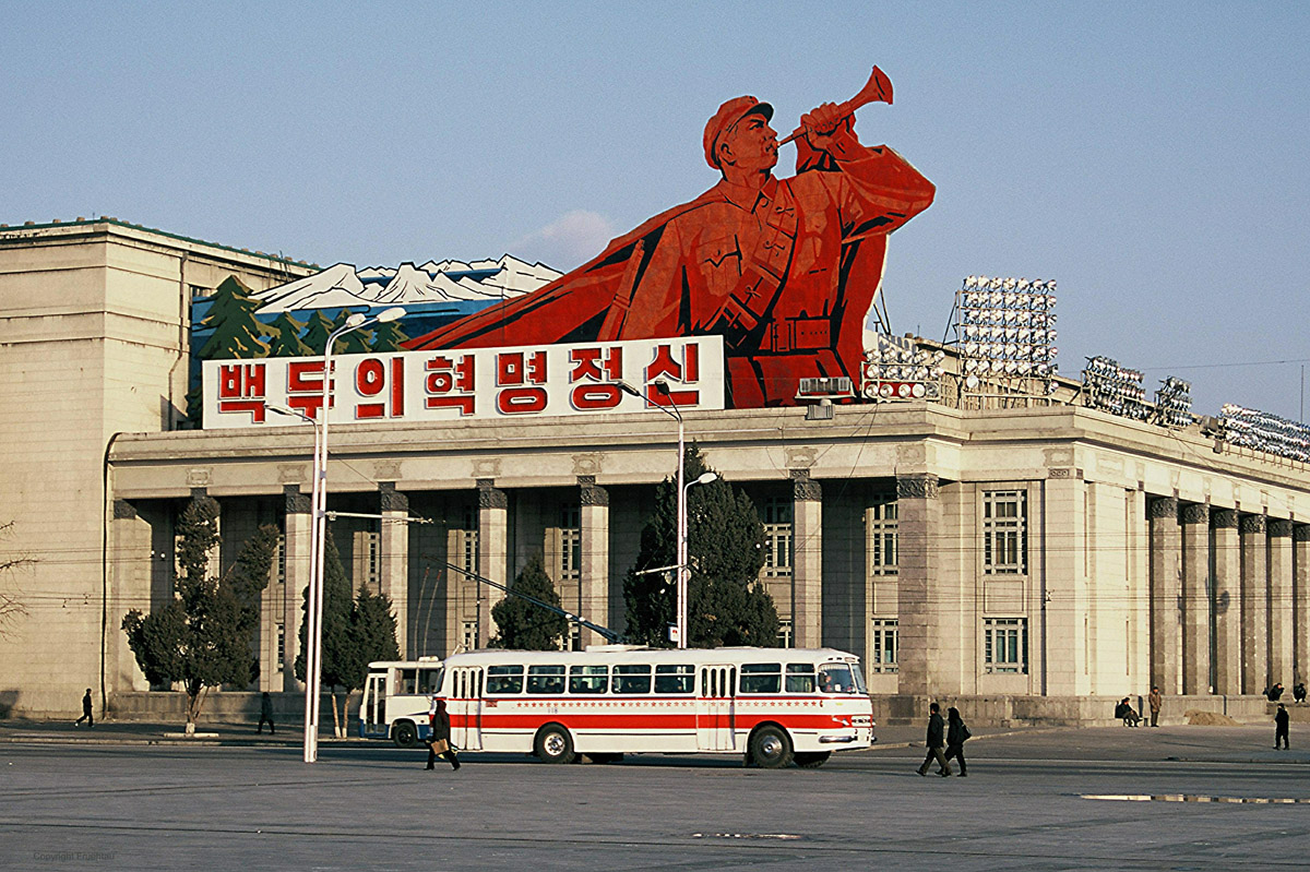 Pyongyang, Chollima 70 № 118; Pyongyang — Historical photos — Tramway and Trolleybus (1991+)