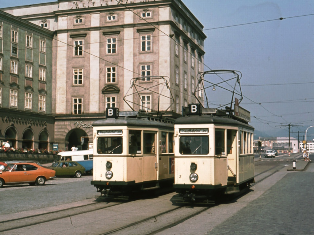 Linz, SGP 2-axle motor car — 5; Linz, SGP 2-axle motor car — 3