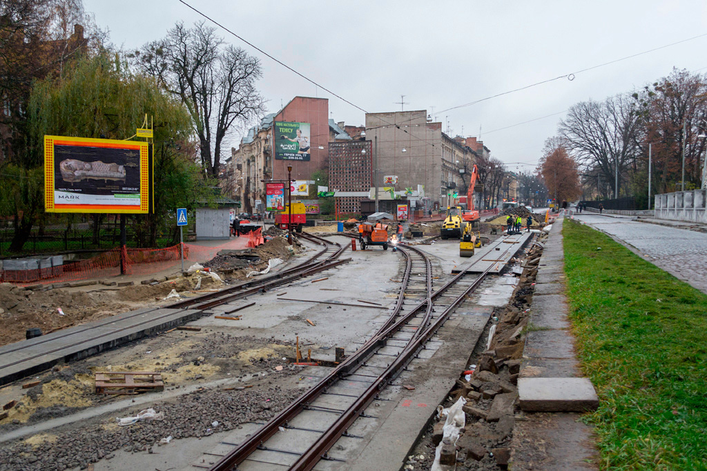 Lviv — Tracks reconstruction: Bandery & Kopernika str. [01.07-12.12.2013]