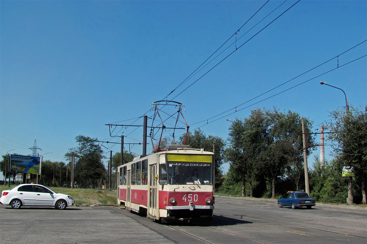 Zaporizhzhia, Tatra T6B5SU № 450