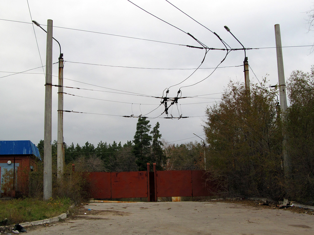 Sõzran — Remains of Trolleybus Lines and Infrastructure
