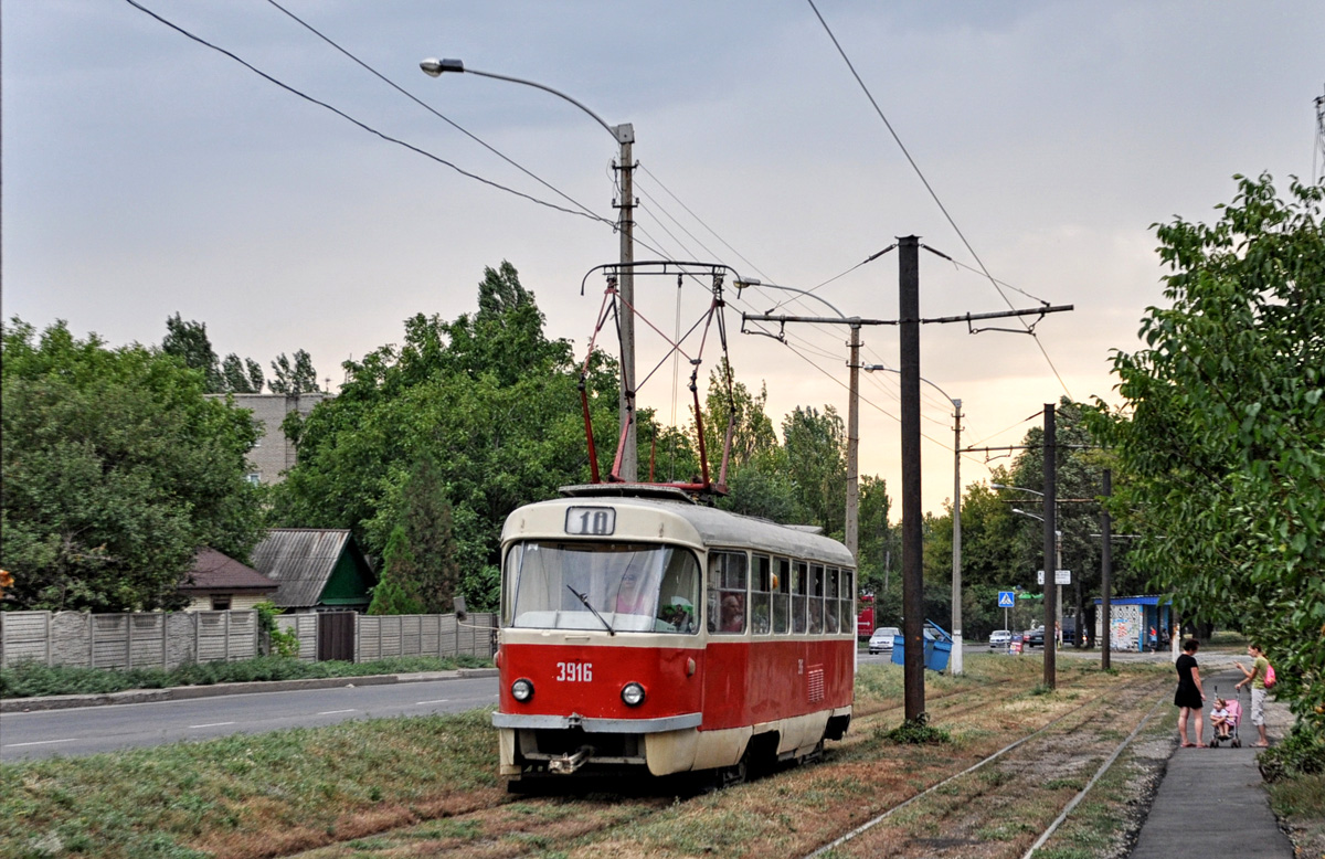 Donetsk, Tatra T3SU N°. 3916