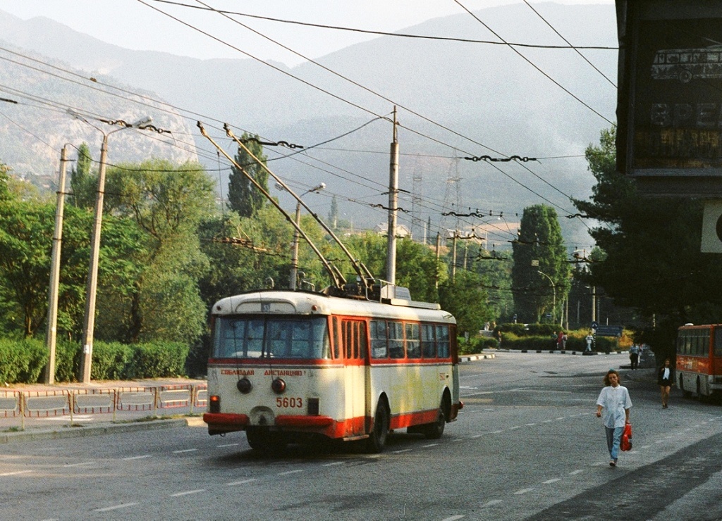 Крымский троллейбус, Škoda 9Tr24 № 5603; Крымский троллейбус — Исторические фотографии (1959 — 2000)