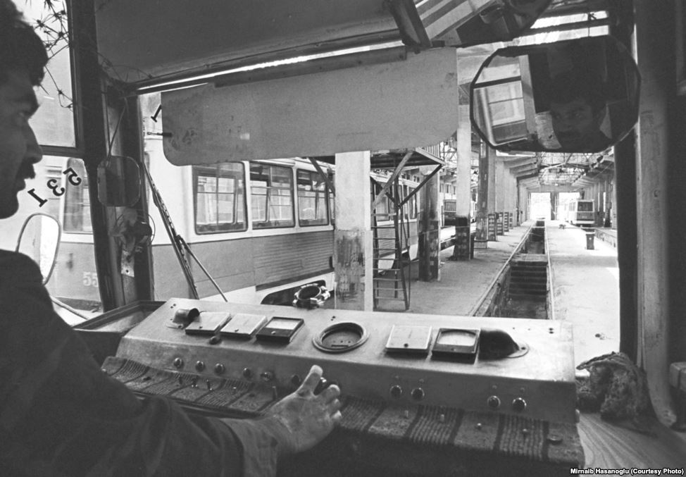 Baku, 71-605 (KTM-5M3) — 531; Baku — Radio Azadlig; Baku — Tram depot