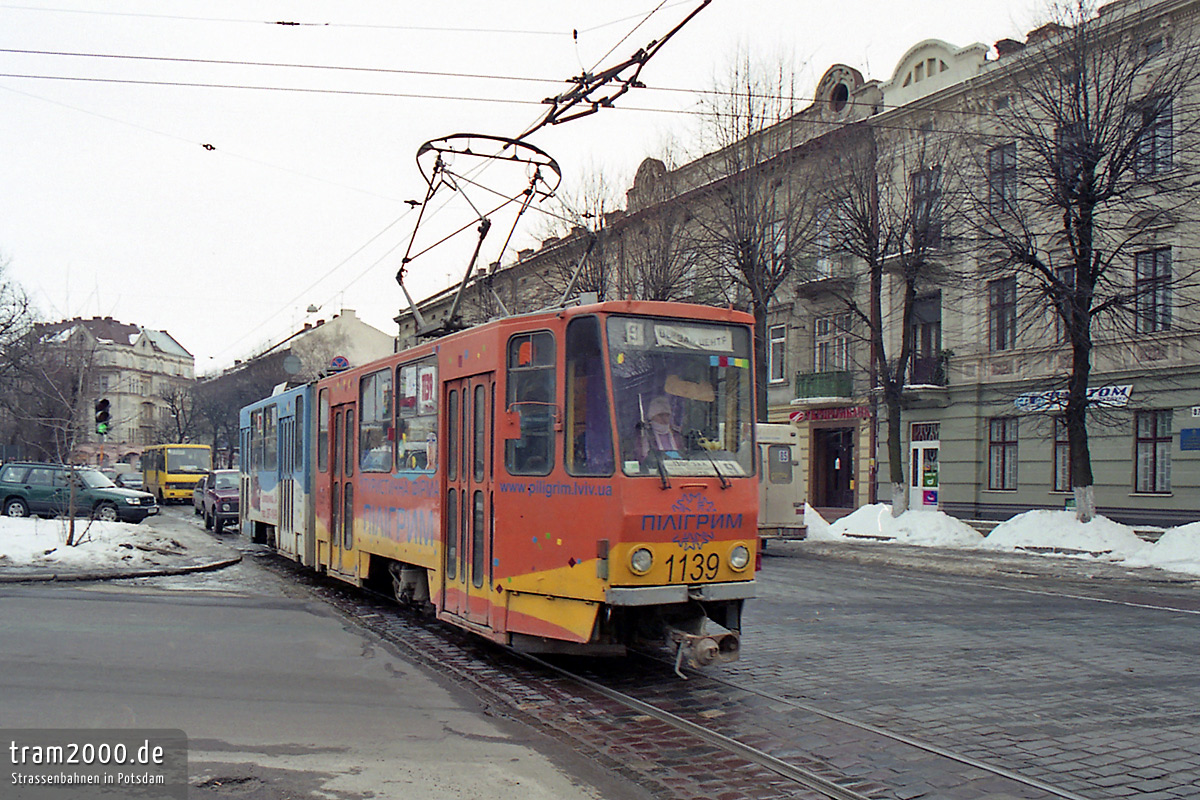 Lviv, Tatra KT4SU № 1139