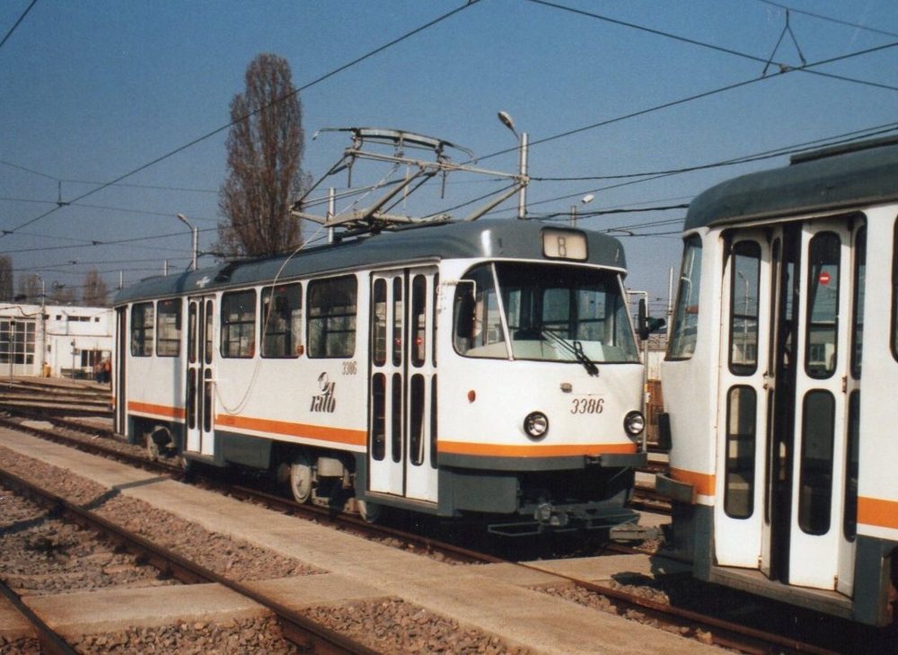 Бухарест, Tatra T4R № 3386