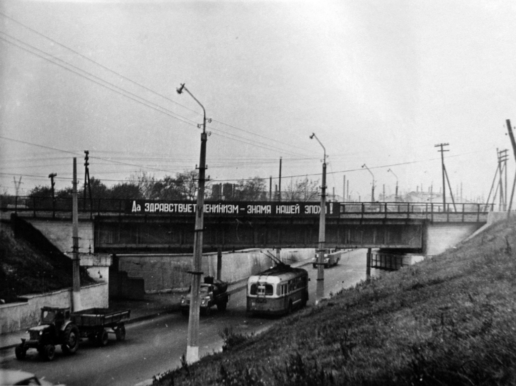 Alčevskas, KTB-1 nr. 91; Alčevskas — Old photos; Alčevskas — Trolleybus line “Alchevsk — Perevalsk” (1960–2008)