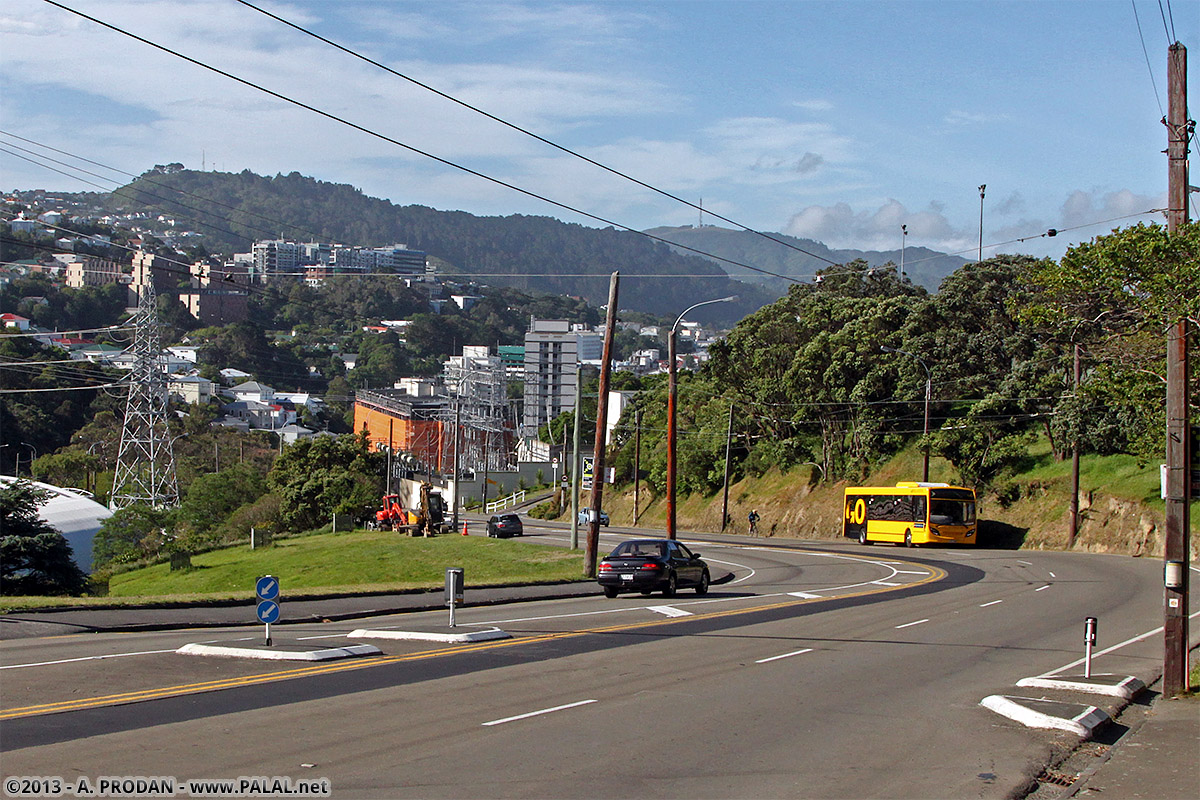 Wellington — Trolleybus Lines and Infrastructure